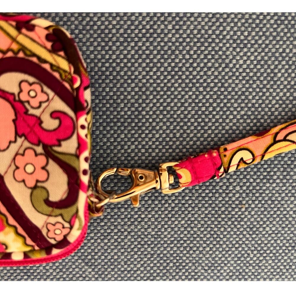 Vera Bradley Vintage 1990s "Very Berry Paisley" Tech Case  with Wristband NWT - Picture 3 of 7